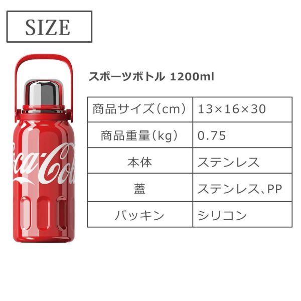 GERM コカ・コーラ スポーツボトル 水筒 1200ml