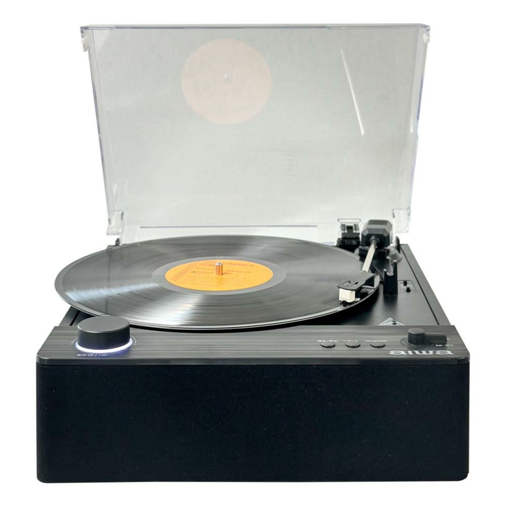aiwa G-FRT1 フルオートレコードプレーヤー GAA4-FRT0001 クロス ヘッドホン付き 3点セット