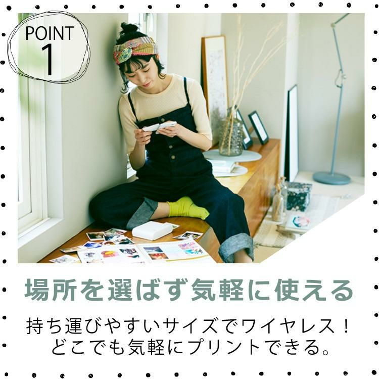 キヤノン フォトプリンター SELPHY SQUARE QX10 ホワイト＆ 用紙40枚セット