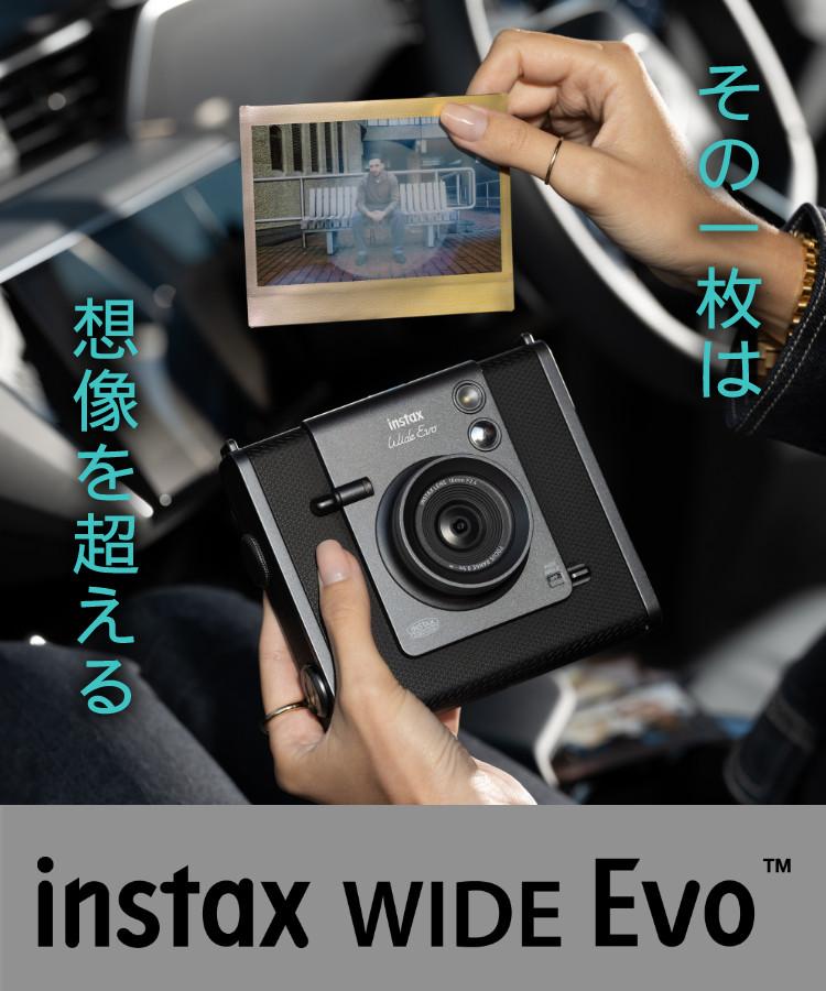富士フイルム チェキ instax WIDE Evo インスタックス ワイドエボ フィルム10枚柄ランダム・SD等6点セット