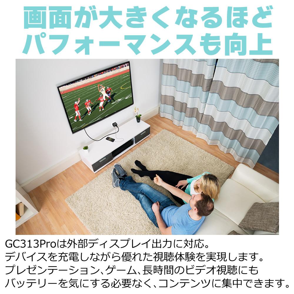 アバーメディア ライブジェネレータポケット AVerMedia LIVE GENERATOR POCKET GC313PBK 外付キャプチャー 充電器