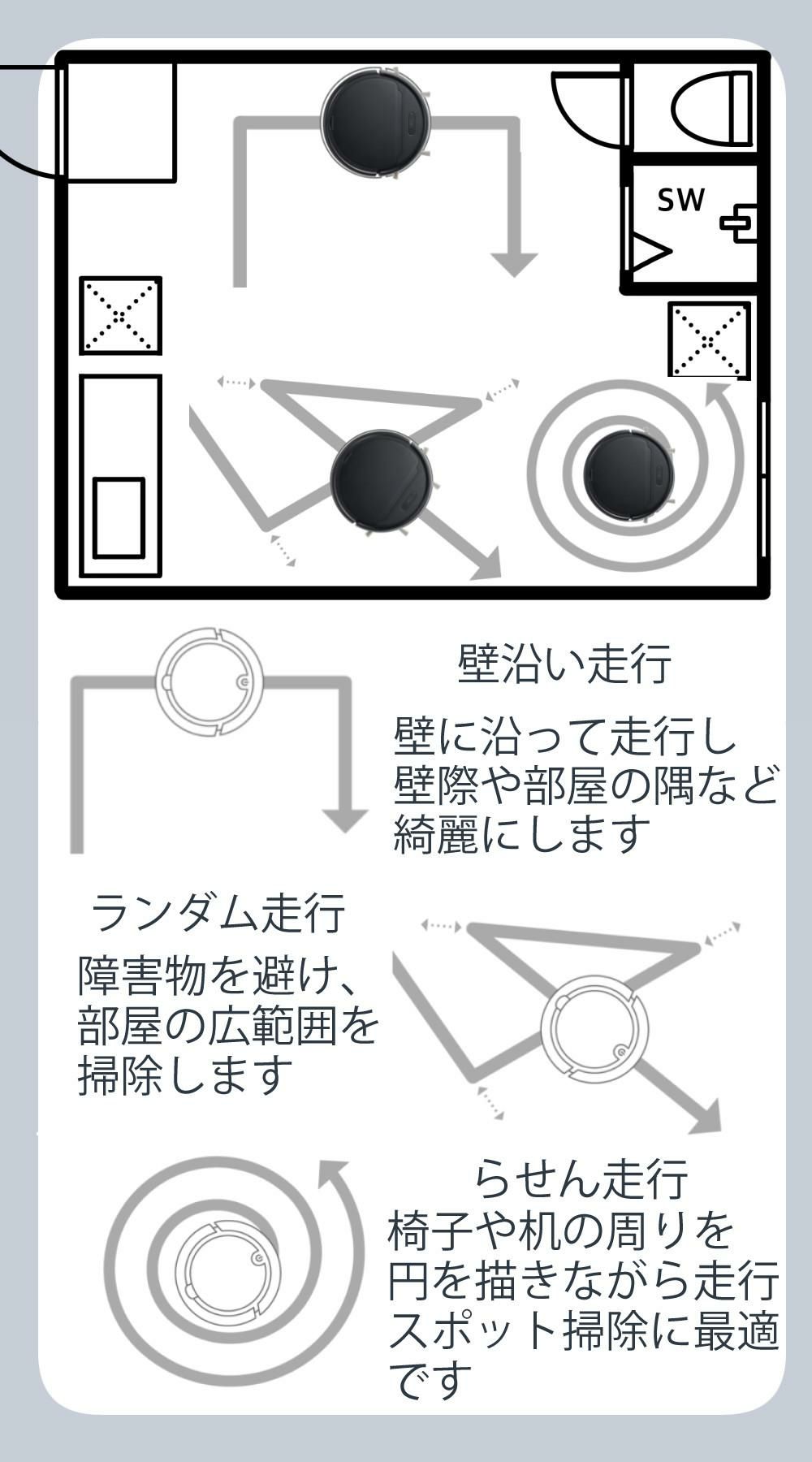 AiMY 全自動ロボットクリーナー AIM-RC41 ブラック AIM-RC41専用モップキット付 2点セット