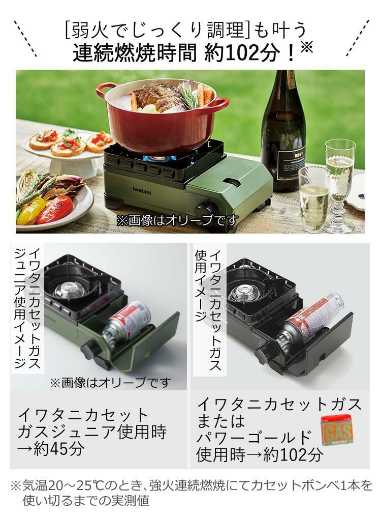 イワタニ タフまるジュニア CB-ODX-JR カセットガス＆収納ケース付きセット