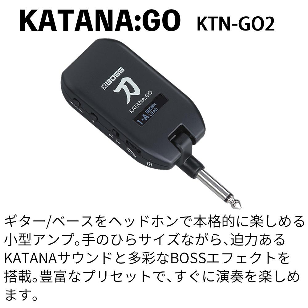 BOSS KATANA:GO KTN-GO2 ピック4種 ヘッドホンセット