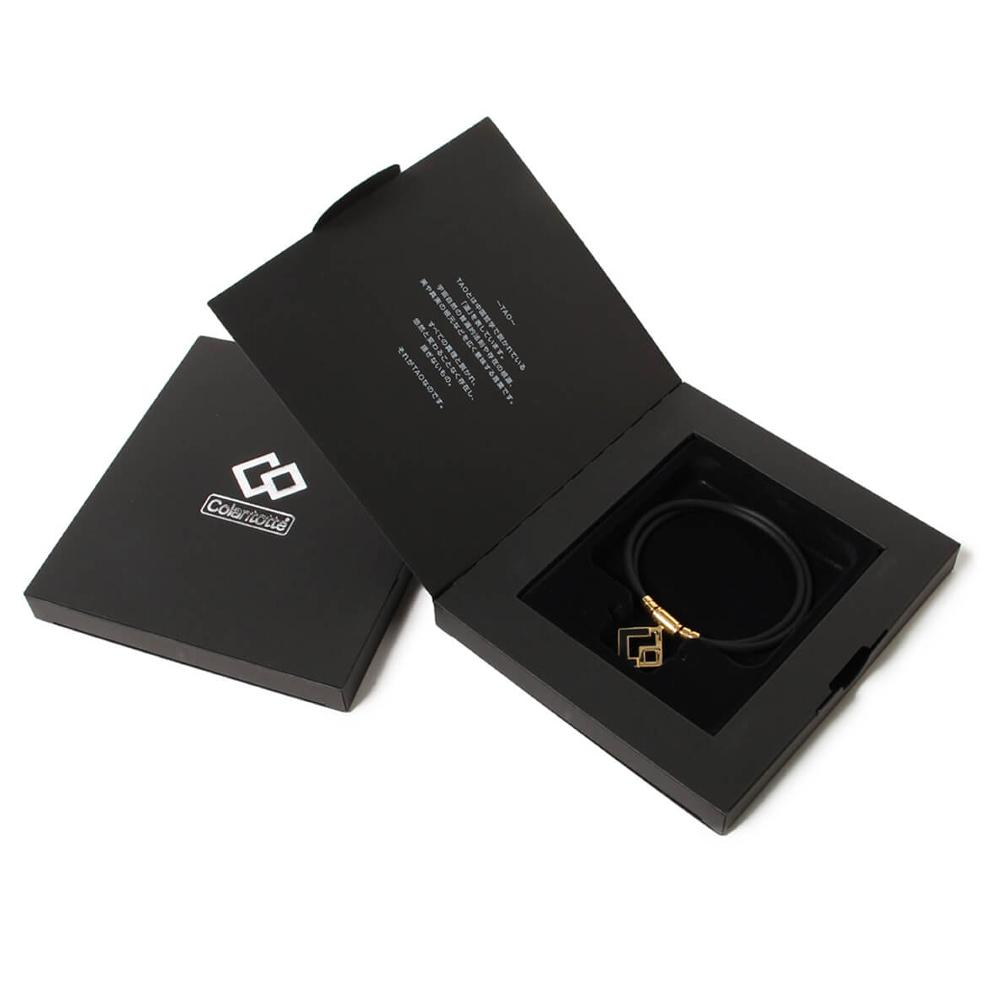 コラントッテ 磁気ネックレス TAO ネックレスα ARAN スポーツネックレス ユニセックス ブラック シルバー Mサイズ ABARD37M Colantotte