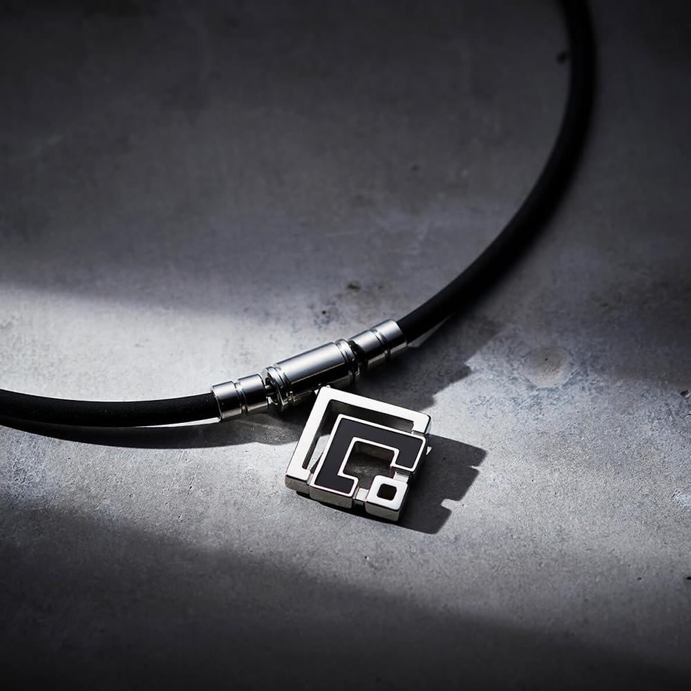 コラントッテ 磁気ネックレス TAO ネックレスα ARAN スポーツネックレス ユニセックス ブラック シルバー Mサイズ ABARD37M Colantotte