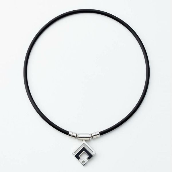 コラントッテ 磁気ネックレス TAO ネックレスα ARAN ブラック シルバー LLサイズ ABARD37LL スポーツネックレス ユニセックス