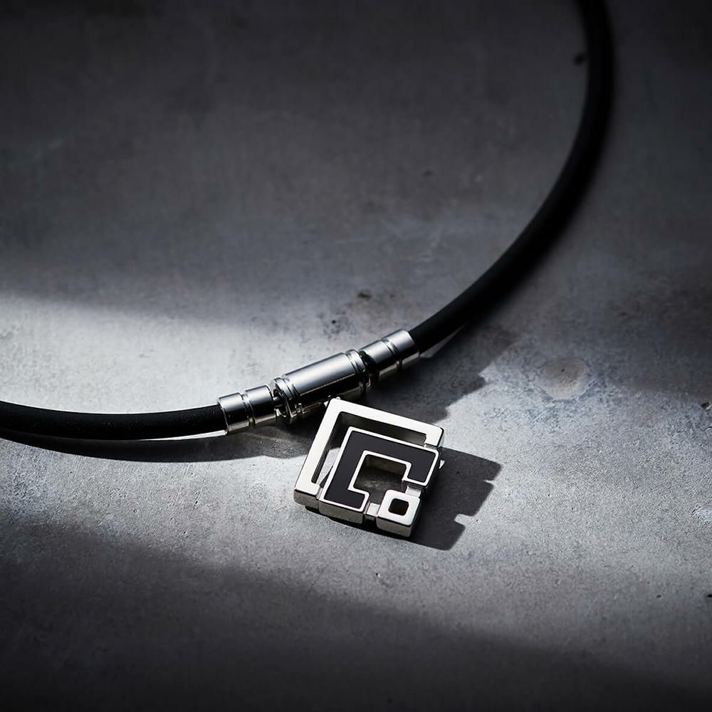 コラントッテ 磁気ネックレス TAO ネックレスα ARAN ブラック シルバー LLサイズ ABARD37LL スポーツネックレス ユニセックス