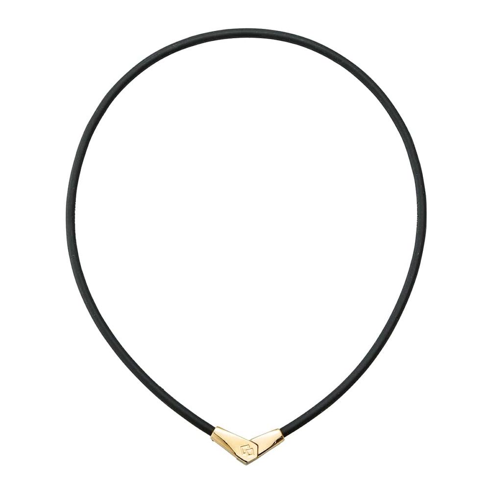 コラントッテ 磁気ネックレス ブラック×ゴールド ネックレス ALT オルト スポーツネックレス メンズ レディース ABARA52