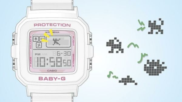 カシオ ベビージープラス 腕時計 専用ホルダーセット Powerpuff Girls コラボ 限定 レディース 国内正規品 BGD-10KPP-7JR