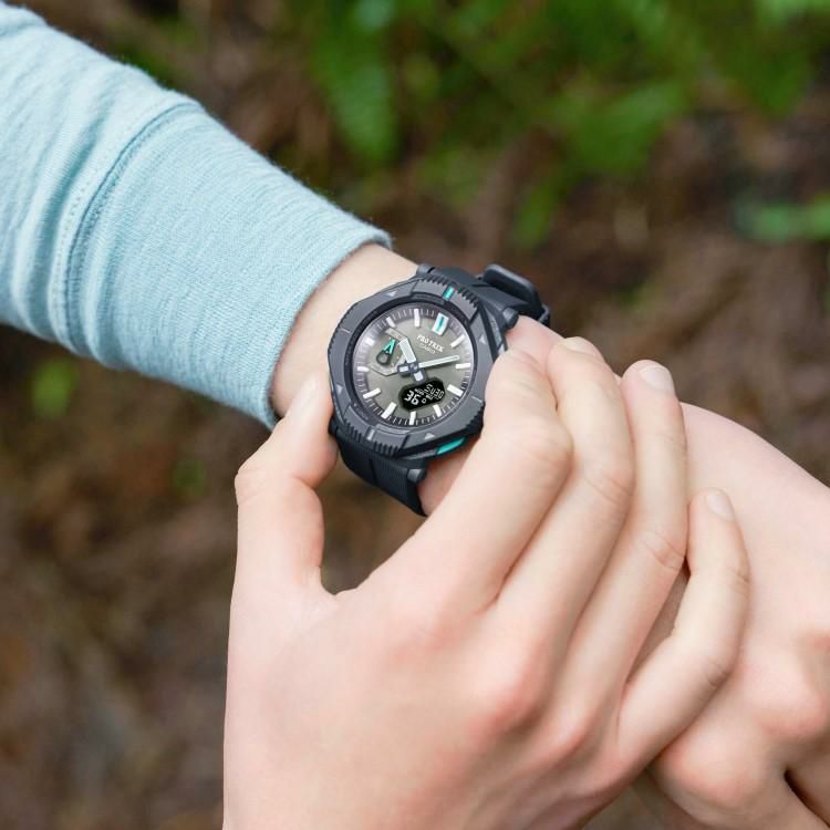 選べる特典付 カシオ プロトレック 腕時計 Bluetooth ソーラー メンズ 国内正規品 PRJ-B001-1JF 時計スタンド付