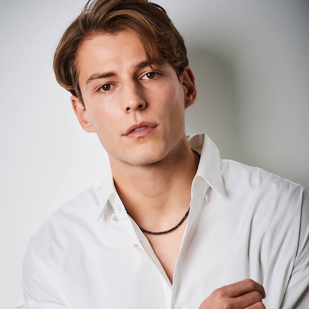 コラントッテ 磁気ネックレス ブラック Lサイズ ネックレス LUCE a 110 ルーチェ アルファ  ユニセックス プレゼント