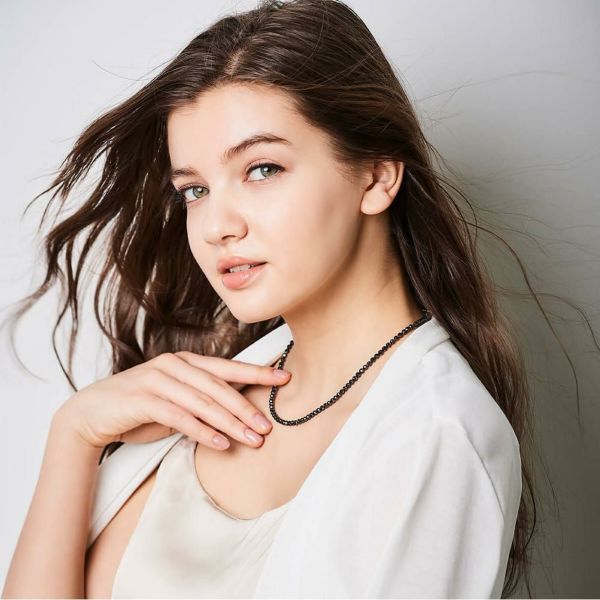 コラントッテ 磁気ネックレス ブラック Lサイズ ネックレス LUCE a 110 ルーチェ アルファ  ユニセックス プレゼント