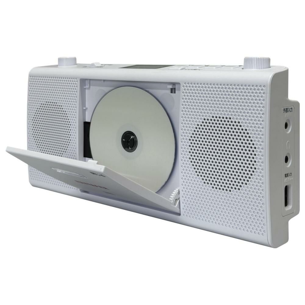 aiwa アイワ CDラジオ audio -G RCD1 GAA4-RCD0001 カラー選択式  ヘッドホン 単二電池8本 クロス2枚付き 4点セット