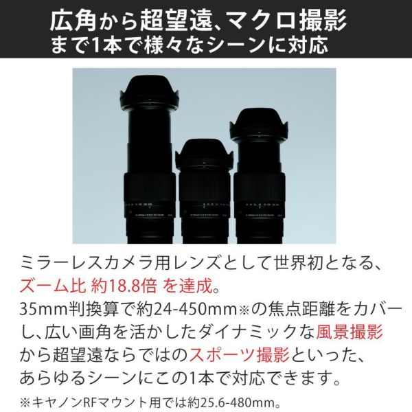 シグマ　
 60-600mm F4.5-6.3 DG OS
 Sports SIGMA(シグマ) 16-300mm F3.5-6.7 DC OS | Contemporary Lマウント(L