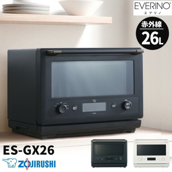 象印オーブンレンジ 　エブリノ　2022年製ブラック オーブンレンジEVERINO（エブリノ）（ES-GT26型） 新発売
