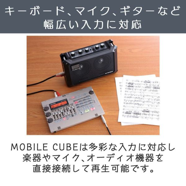 Roland MB-CUBE Battery-Powered Stereo Amplifier MOBILE CUBE