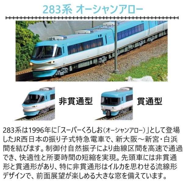 4点セット）カトー Nゲージ 283系 オーシャンアロー 基本セット レール