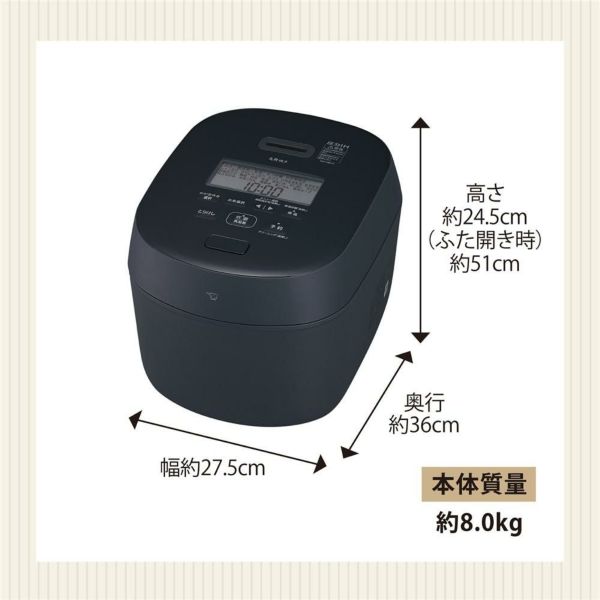 象印 炊飯器 炎舞炊き1升炊き 圧力IH炊飯ジャー ゆめぴりか 10kgセット