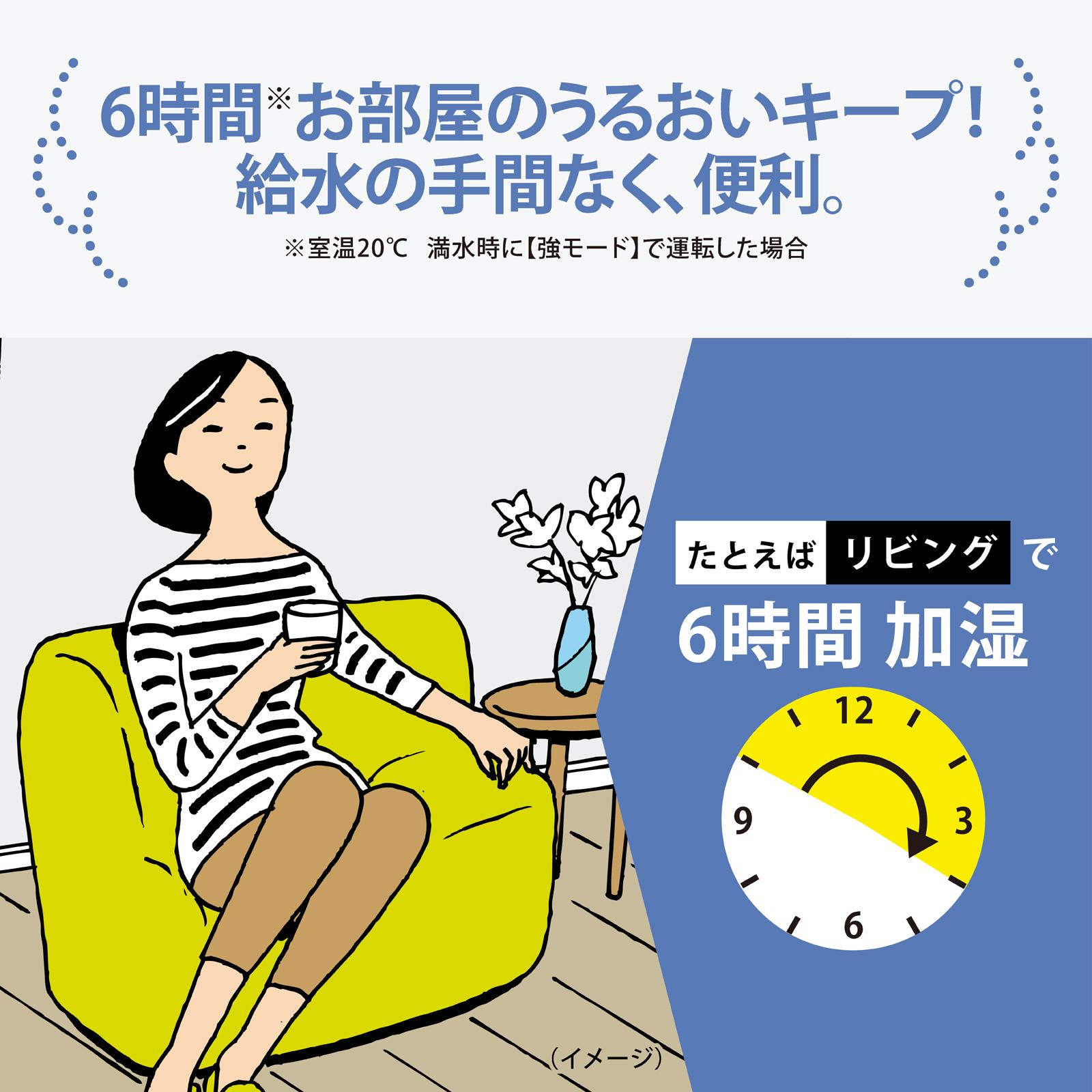 加湿器 象印 スチーム式加湿器 3.0L EE-RU50 WA ホワイト 2025年