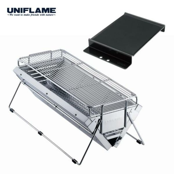 ユニフレーム ユニセラTG-III ロング 615416 鉄板付き バーベキュー